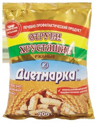 Отруби 200 г Диетмарка ржаные
