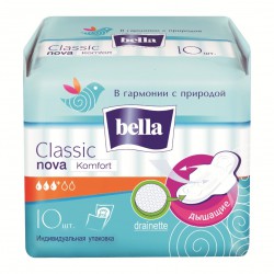 Прокладки женские, Bella (Белла) 10 шт нова классик эйр комфорт