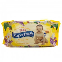 Салфетки влажные, Superfresh (Суперфреш) 60 шт для детей и мам