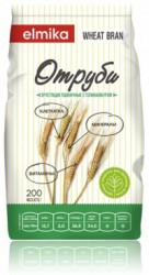 Отруби 200 г Эльмика пшеничные хрустящие