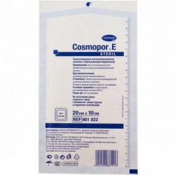 Повязка стерильная самоклеющаяся, Cosmopor E (Космопор Е) р. 20смх10см 25 шт арт. 901022 послеоперационная