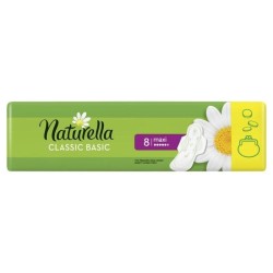 Прокладки женские, Naturella (Натурелла) 8 шт классик бейсик макси с крылышками