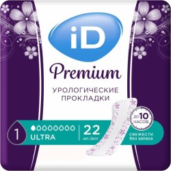 Прокладки урологические для взрослых, ID Premium (АйДи Премиум) 22 шт ультра