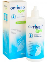 Раствор для ухода за контактными линзами Optimed лайт 250 мл