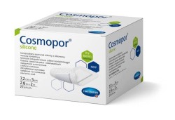 Повязка пластырного типа, Cosmopor (Космопор) р. 7.2смх5см 25 шт арт. 901101 Силикон впитывающая с контактным слоем из силикона