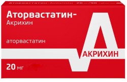 Аторвастатин-Акрихин, таблетки покрытые оболочкой 20 мг 28 шт