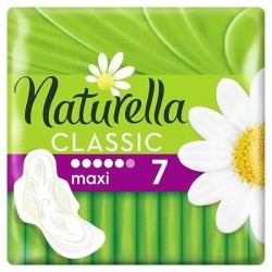 Прокладки женские, Naturella (Натурелла) 7 шт классик макси с крылышками